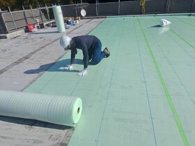 機械式塩ビシート防水　絶縁用シート　高知　賃貸マンション