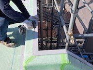 機械式塩ビシート防水　塩ビ鋼板　高知　賃貸マンション