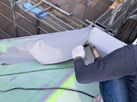 機械式塩ビシート防水 ライスター熱融着 高知 賃貸マンション