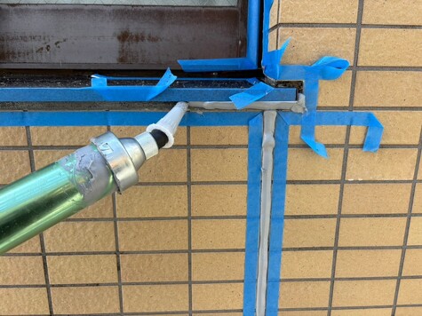 機械式塩ビシート防水　コーキング　シーリング　高知　賃貸マンション