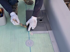 機械式塩ビシート防水 排水ドレイン 高知 賃貸マンション