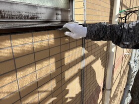 機械式塩ビシート防水既存コーキング撤去　高知　賃貸マンション