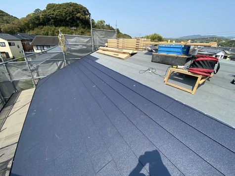 高知　スーパーガルテクトでカバー　外壁　塗装　カバー工法