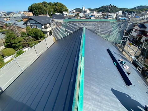 高知　カバー工法　横暖ルーフS　屋根修理　雨漏り