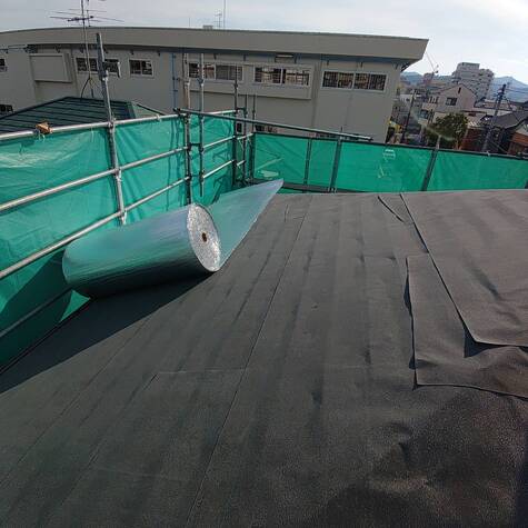 高知　屋根修理　カバー工法　DECRA　MILANO　シャネリア