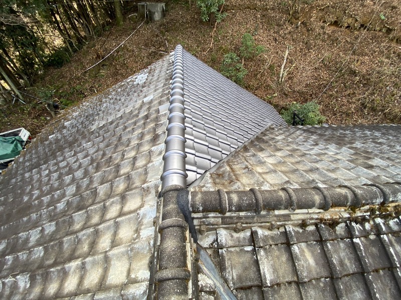 釉薬瓦　高知　葺き替え　雨漏り　屋根