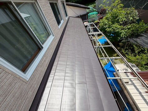 屋根　雨漏り　屋根カバー工法　外壁張替え