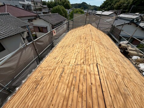 高知　葺き替え　屋根　雨漏り　ニチハ　横暖ルーフS