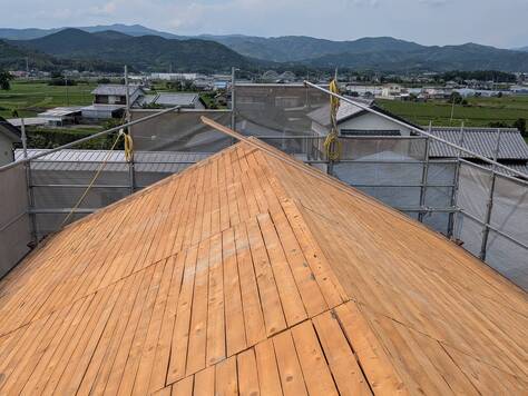 高知　雨漏り　葺き替え　竪ハゼ　耐震