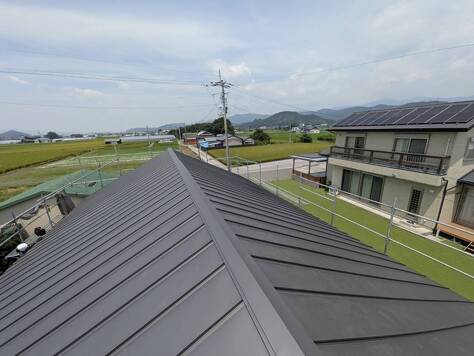 高知　雨漏り　葺き替え　竪ハゼ　耐震